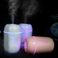 Portable 3 in 1 LED Lights Cool Mist Car Air Humidifier