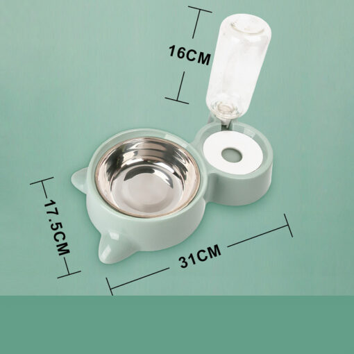 Automatic Detachable Pet Food Feeder Water Dispenser