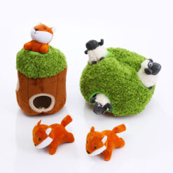 Interactive Tree Hole Hide and Seek Grinding Pet Toy