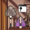 USB Rechargeable Electric Mosquito Racket Swatter