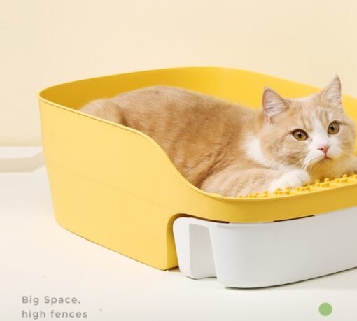 Splash-proof Semi-enclosed Sand-proof Kitty Toilet