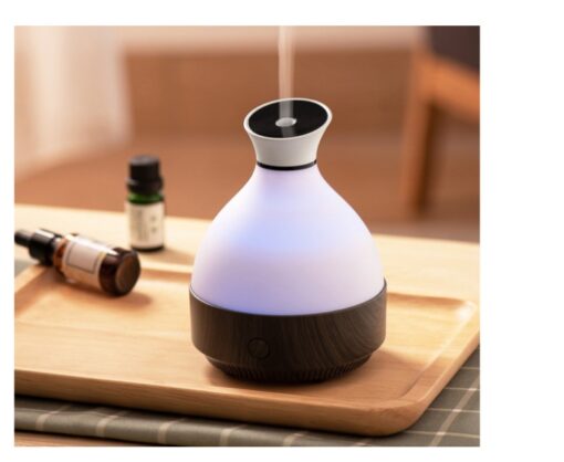 Portable Wood-grain USB LED Night Light Humidifier