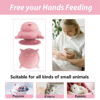 Silicone 4 Teats Nursing Pacifier Milk Feeder Bottles Bowl 