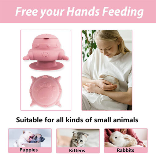 Silicone 4 Teats Nursing Pacifier Milk Feeder Bottles Bowl 