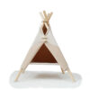 Cute Removable Pet Teepee Tent Bed Frame