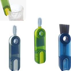 Multifunctional 3 In 1 Kitchen Water Bottle Cleaning Brush