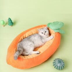 Comfortable Soft Cute Carrot Shape Cat Litter