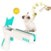 Interactive Pet Tease Gun Feather Stick Ball Toy