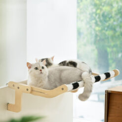 Multi-scene Wooden Hanging Cat Bed Balcony Hammock