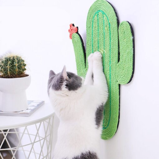 Creative Wear-Resistant Cactus Cat Scratch Sisal Mat