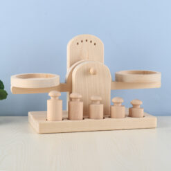 Wooden Balance Scale Mathematical Teaching Toy