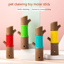 Interactive Pet Bite Molar Rod Teeth Cleaning Toy