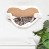 Wall-mounted Scratching Wood Cat Climbing Frame