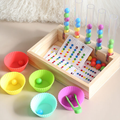 Early Educational Test Tube Color Clip Children's Toy