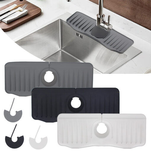 Silicone Flexible Kitchen Faucet Sink Drainage Mat