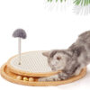 Durable Sisal Cat Scratching Pad Track Ball Toy