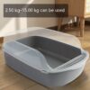 Portable Detachable Semi-closed Anti-sand Cat Litter Box