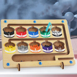 Wooden Color Classification Magnetic Counting Toy