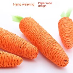 Interactive Cute Carrot Shape String Rope Cat Chewing Toy