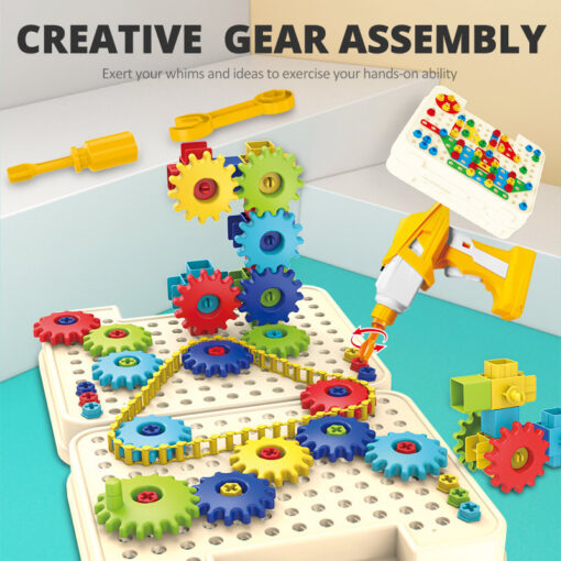 Hand-held Children Disassembly Screw Tool Kit Toy