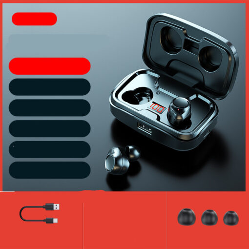 Wireless In-ear LED Digital Display Bluetooth Earphone - Image 5