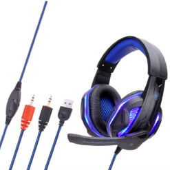 Head-mounted Noise Reduction Glowing Gaming Headset