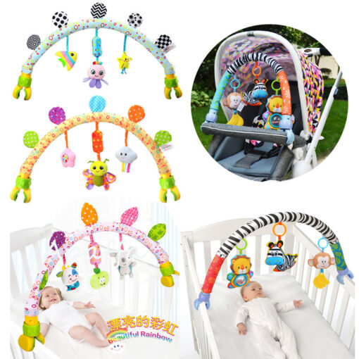Baby Musical Mobile Stroller Plush Rattles Toy