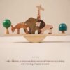 Interactive Wooden Educational Forest Animal Balance Toy