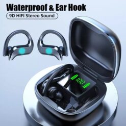 Ergonomic Digital Display Noise Reduction Bluetooth Headset