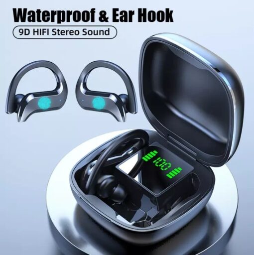 Ergonomic Digital Display Noise Reduction Bluetooth Headset