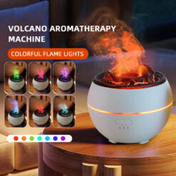 Household Aromatherapy Flame Aroma Diffuser Humidifier