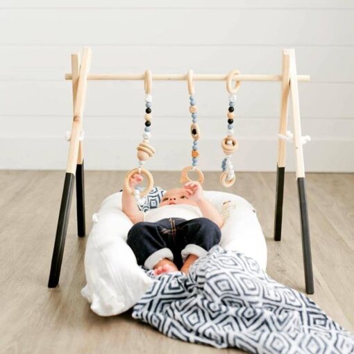 Detachable Wooden Newborn Baby Fitness Frame