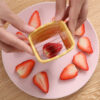 Creative Stainless Steel Kitchen Hand-Press Fruit Slicer
