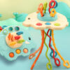 Children's Finger UFO Elephant Pull String Educational Toy
