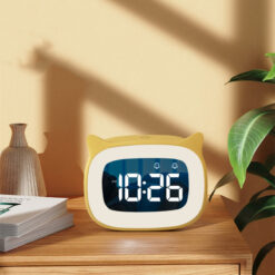 Large Volume Double Bedside Ambience Light Alarm Clock