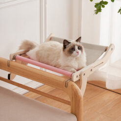 Wooden Window Perch Glass Balcony Hanging Cat Bed
