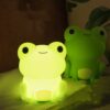 Cute Frog Smart USB Charging Silicone Night Lamp