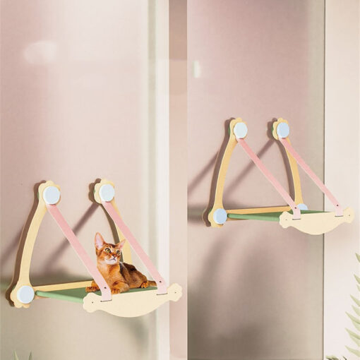 Interactive Cat Window Perch Hammock Shelf