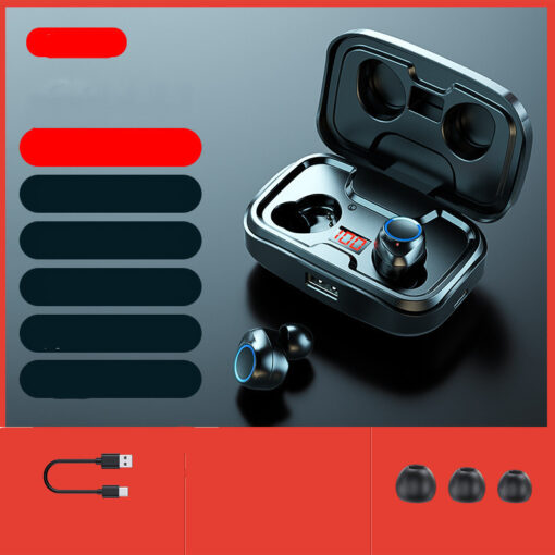 Wireless In-ear LED Digital Display Bluetooth Earphone - Image 4