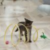 Funny Collapsible Elastic Wire Cat Tunnel Stick Toy