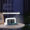 Wireless Charging Digital LED Night Light Alarm Clock