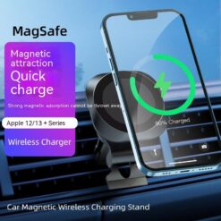 360° Rotating Magnetic Wireless Car Phone Charger