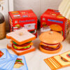 Wood Simulated Burger Sandwich Children's Educational Toy