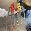 Telescopic Robot Shape Popping Pipe Stress Relief Toy