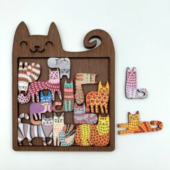 Cute Cartoon Animal Wooden Jigsaw Puzzle Toy