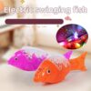 Children's Electric Luminous Swing Simulation Fish Toy