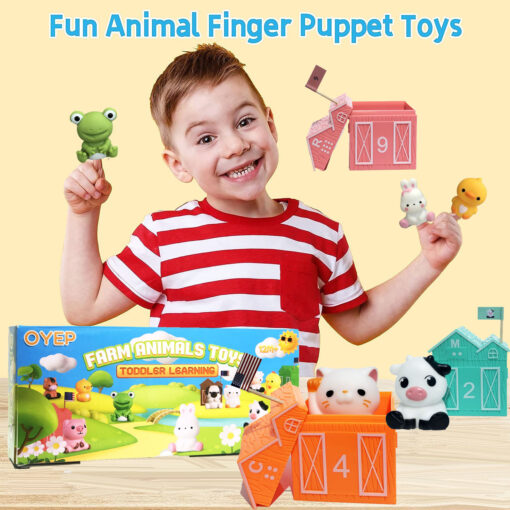 Multifunctional Children's Farm Animal Finger Toy