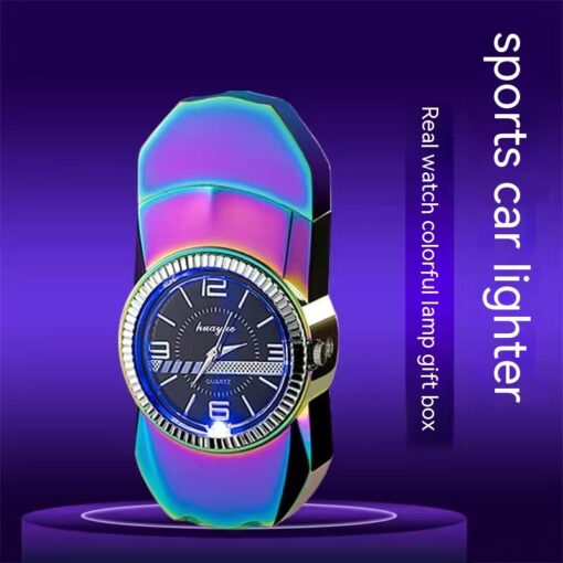 Creative Windproof Colorful Light Watch Lighter