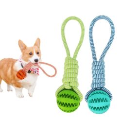 Interactive Hemp Rope Bite Resistant Tooth Cleaning Toy