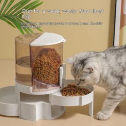 Creative Automatic Pet Water Food Feeder Dispenser